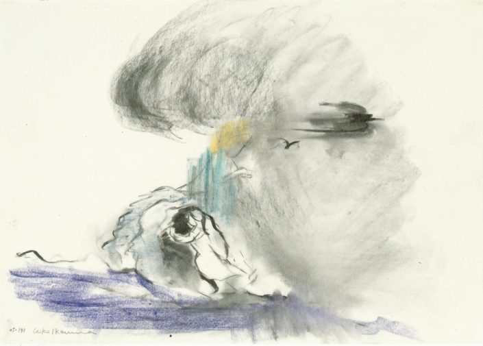 LEIKO IKEMURA | Untitled 2005 charcoal, pastel on transparent paper 29.70 x 42.00 cm