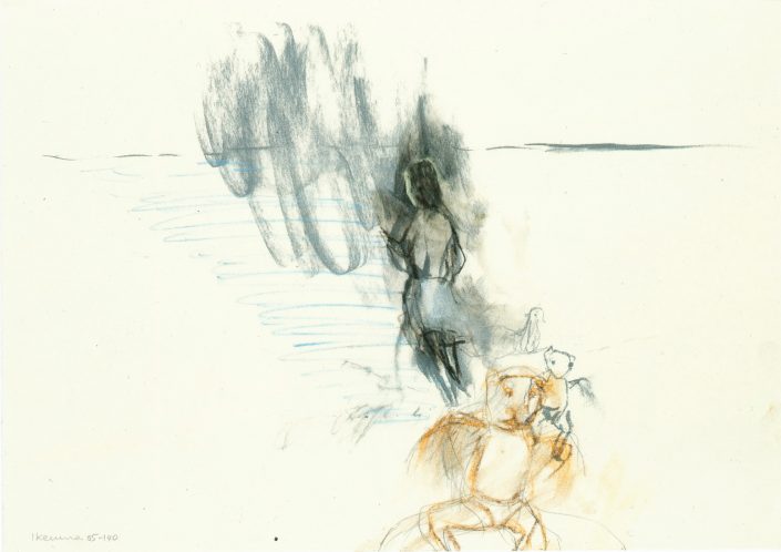 LEIKO IKEMURA | Untitled 2005 charcoal, pastel on transparent paper 29.70 x 42.00 cm